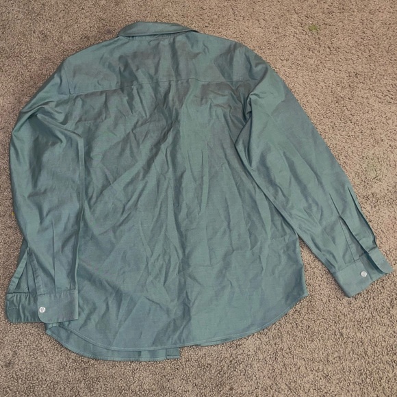 Orvis Men’s Button Up Long Sleeve Shirt Light Green Casual Size 10. - Picture 4 of 8